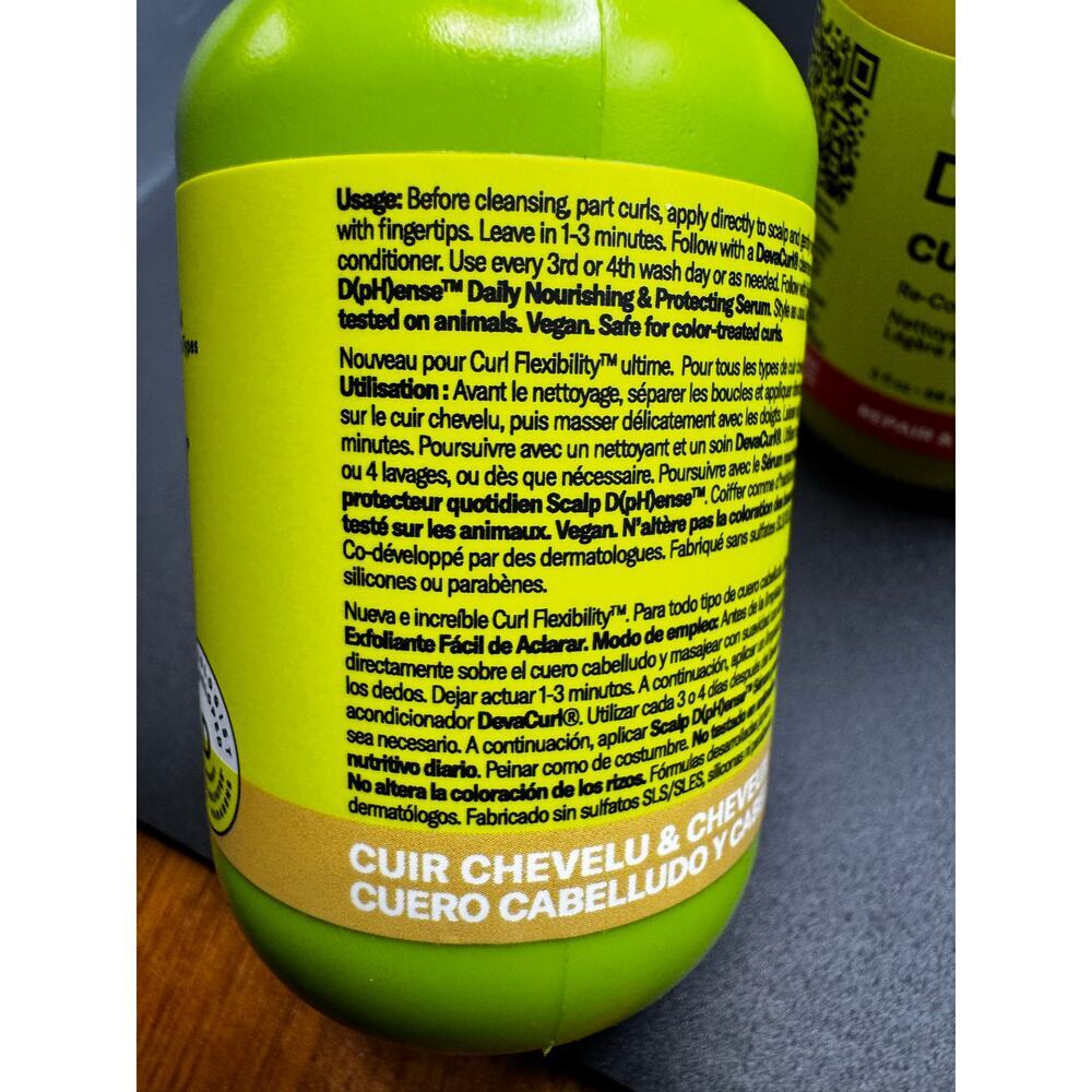NWT Devacurl Scalp Purity Easy Rinse Exfoliating Spray Scalp & Hair Reset 3oz - Picture 6 of 9